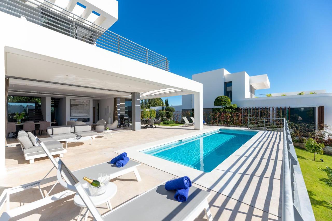 Vacation Marbella I Villa Schumacher, New Built, Sea View, Luxury, Private Pool Estepona Eksteriør billede
