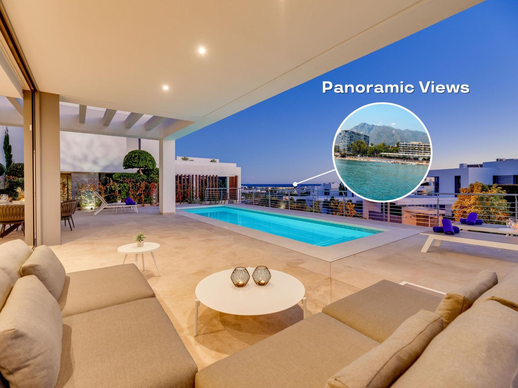 Vacation Marbella I Villa Schumacher, New Built, Sea View, Luxury, Private Pool Estepona Eksteriør billede